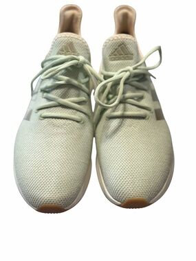 Adidas Cloudfoam Plus Sneakers Women 9 Mint Green Good Mesh Gum Sole F34975